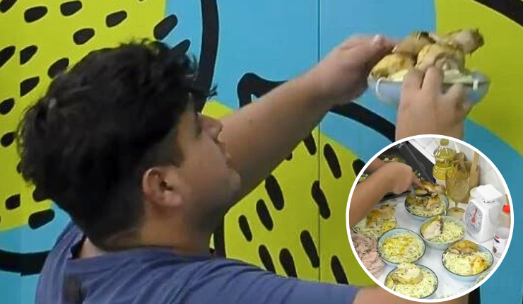 ¿Favoritismo? Rubén guardó 2 abundantes platos de comida en secreto y revivió cizañera teoría