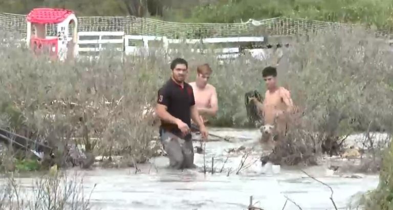 Alarma en Talagante: Preocupación por persona atrapada debido a crecida del río