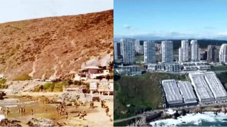 Antes y después de la zona costera en Viña del Mar: El drástico cambio luego del boom inmobiliario en dunas