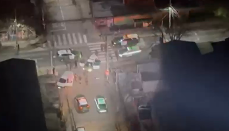 Captan intensa persecución y balacera en Quilicura: 2 personas resultaron detenidas