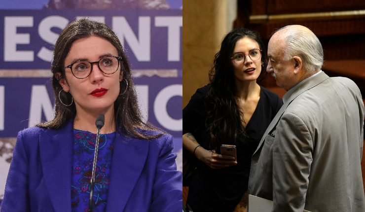 La sentida despedida de Camila Vallejo a Guillermo Teillier: 