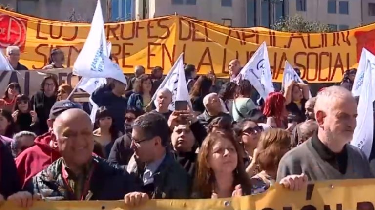 Paro de profesores de este martes no superó el 14% de adhesión en su primer día de movilización