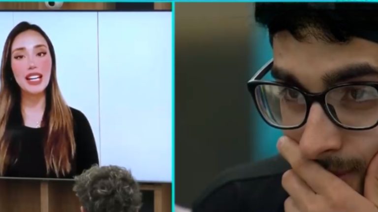 Jorge terminó con sonrisa de oreja a oreja tras inesperado saludo de su ex polola en Gran Hermano