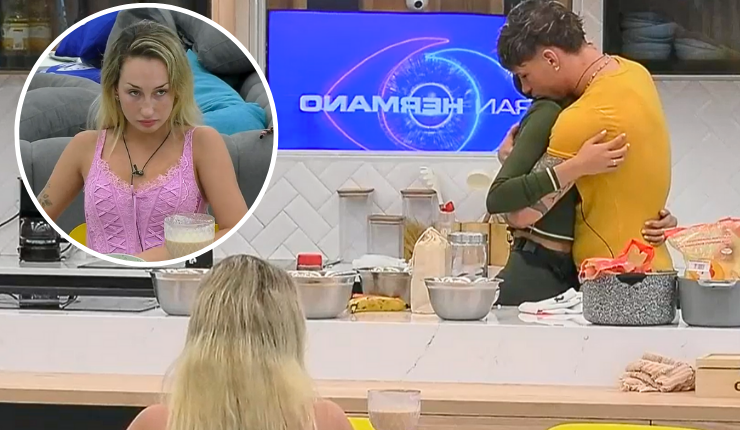 Coni y Rai se dieron cariñoso abrazo frente a Fran: Ella les hizo la fulminante con su mirada