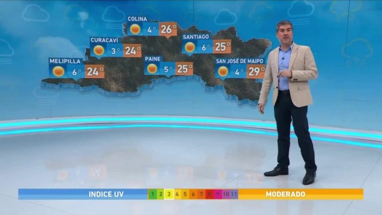 Eduardo Sáez y el informe del tiempo para este jueves 3 de agosto