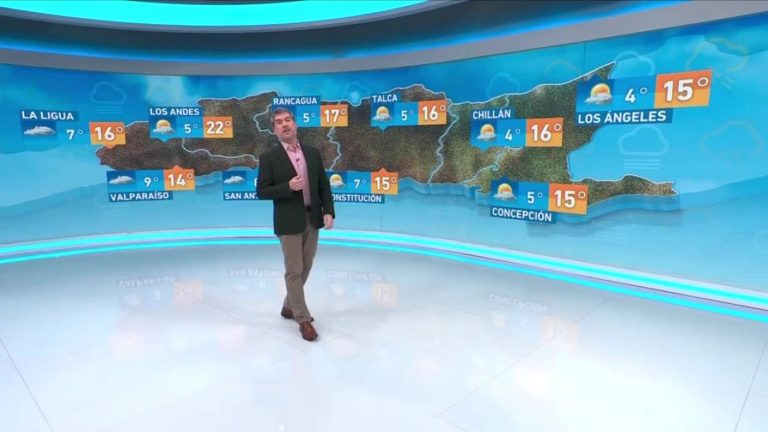 Eduardo Sáez y el informe del tiempo para este martes 8 de agosto