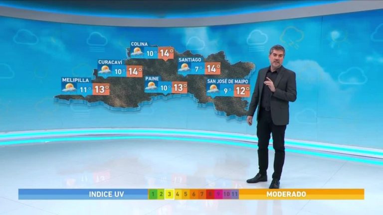 Eduardo Sáez y el informe del tiempo para este jueves 10 de agosto