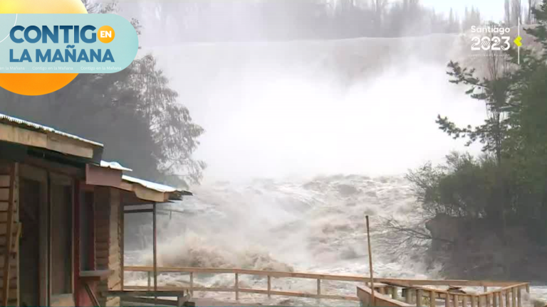 Senapred pidió evacuar zonas cercanas al río Laja por amenaza de desborde