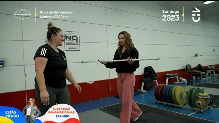 Historias Panamericanas: Javiera Naranjo visitó a María Fernanda Valdés, campeona en levantamiento de pesas