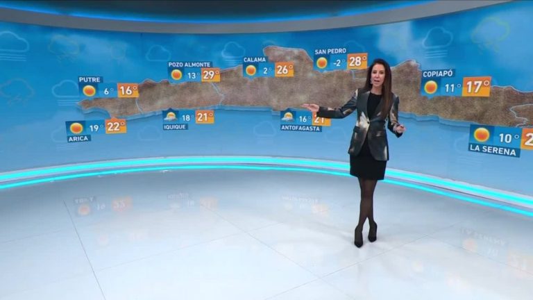 Vanessa Noé y el informe del tiempo para este lunes 28 de agosto