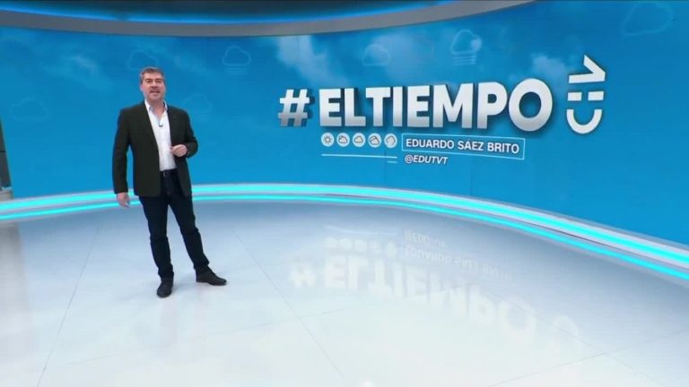 Eduardo Sáez y el informe del tiempo para este jueves 31 de agosto