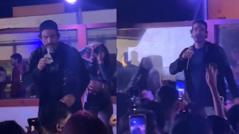 Captan a Sebastián Ramírez realizando insólita petición en evento discotequero
