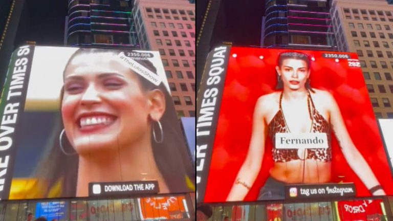 ¡Y la que Lule! Coni Capelli de Gran Hermano la rompió en Times Square y fanáticos explotaron las redes