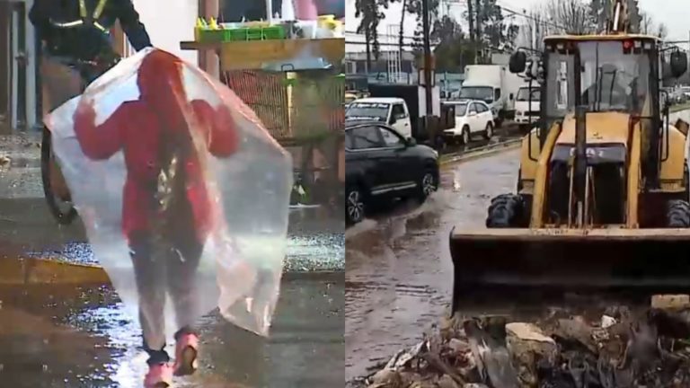 Más de 26,5 milímetros en Santiago: Autoridades entregan resumen de la primera jornada del sistema frontal