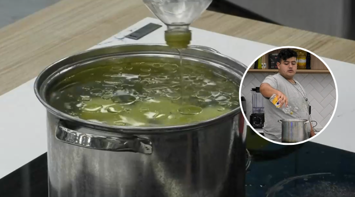 Puré de Rubén en Gran Hermano desata cuestionamientos por uso del aceite