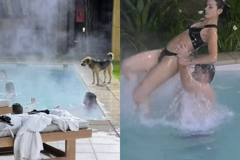 ¿Gracias a Bigote? Piscinazo de la paz reunió a jugadores de Gran Hermano y olvidaron sus rivalidades