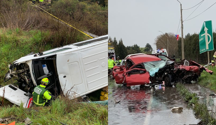 Trágica colisión dejó cuatro personas fallecidas en la región de La Araucanía
