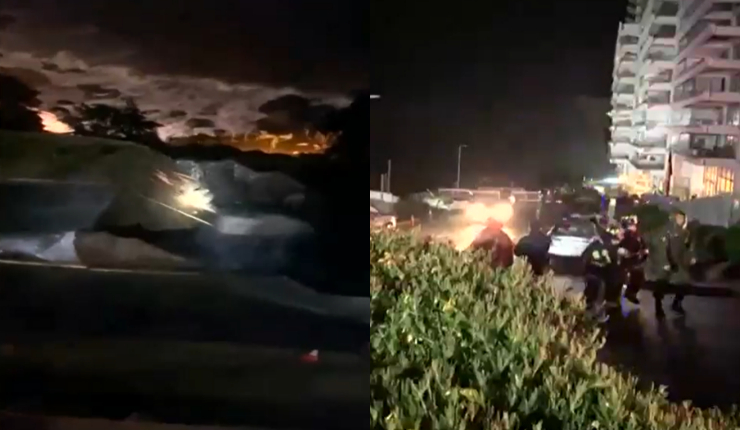 Inminente riesgo de derrumbe: Evacúan edificio por nuevo socavón en sector de dunas en Reñaca