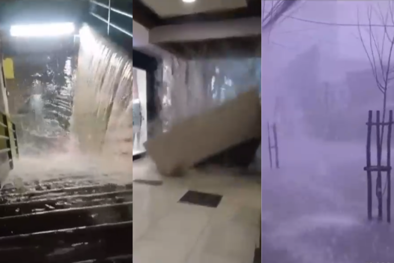 Las impresionantes imágenes que dejó el 