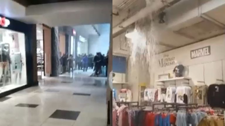 Efectos de las lluvias: Estragos en centro comercial y evacuación de hospital