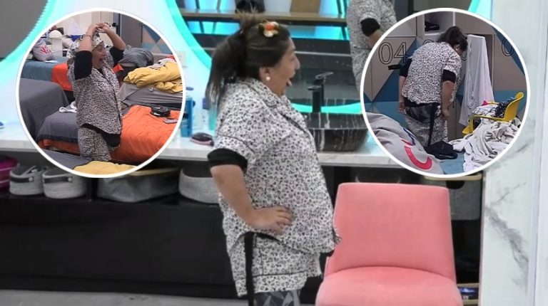¿Nuevo ángel de Victoria Secret? Pincoya se lució probándose el pijama de Ignacia Michelson en Gran Hermano