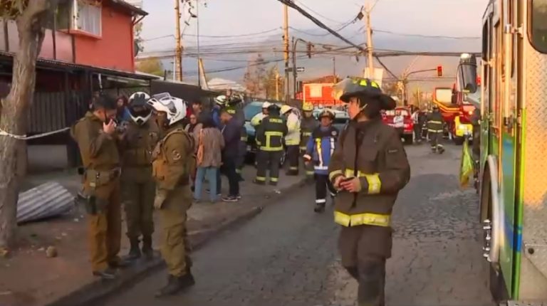 Dos adultos mayores murieron en trágico incendio en la comuna de Puente Alto