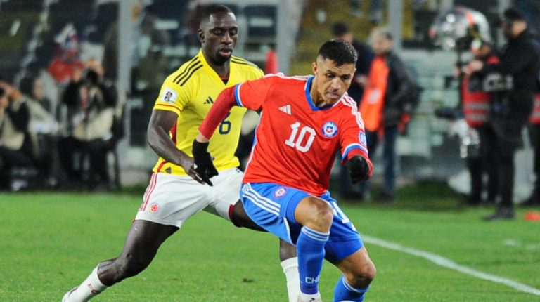 La más clara del primer tiempo la tuvo Alexis: El delantero del Inter falló en la definición ante Colombia