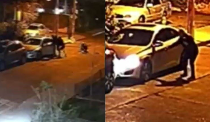 Adulto mayor fue víctima de violento abordazo en Ñuñoa: Lo golpearon y robaron su auto