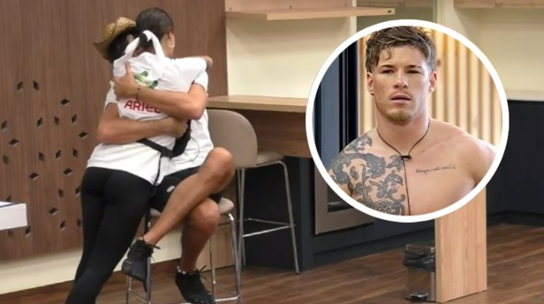 ¿No come ni deja comer? Coni y Fede a los besos frente a Raimundo en Gran Hermano