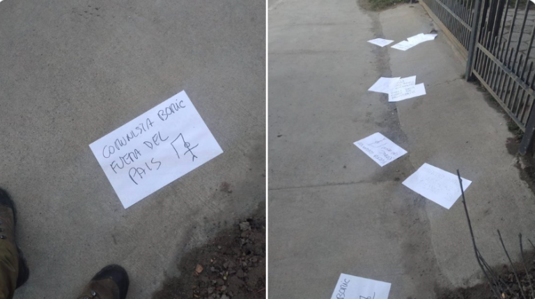 Pdte. Boric acusa que grupo de ultraderecha lanzó panfletos con amenazas en casa de sus padres