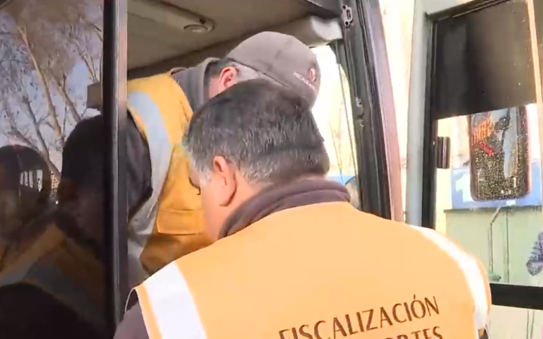 Retirado de circulación: Descuben bus sin control de velocidad en fiscalización de Fiestas Patrias