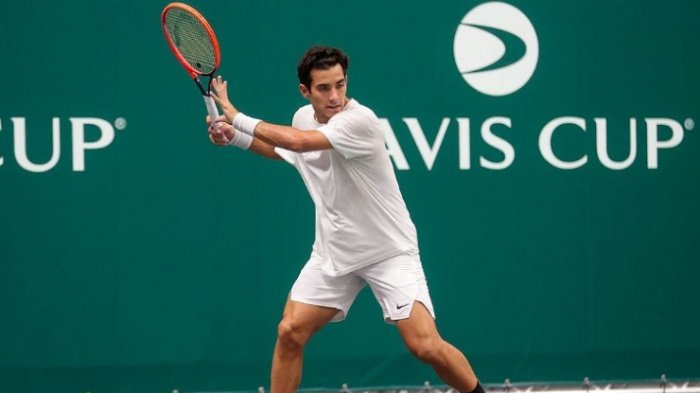 Copa Davis: Garín sufrió una dura remontada ante Arnaldi y Chile queda en desventaja ante Italia