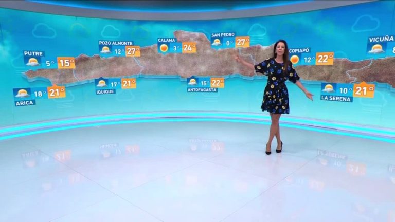 Vanessa Noé y el informe del tiempo para este domingo 17 de septiembre