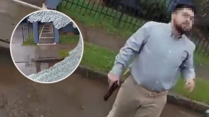 Sujeto disparó contra bus de pasajeros tras colisión vehicular en Osorno