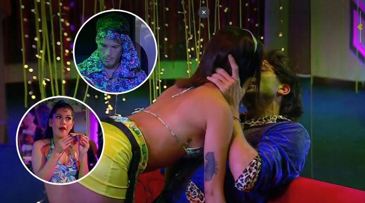 Beso entre Coni y Fede sorprendió en fiesta de Gran Hermano