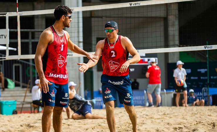 Primos Grimalt deslumbran y se consagran en Circuito Sudamericano de vóleibol playa