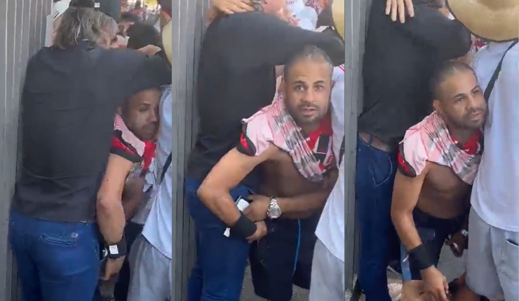 Hincha de Sao Paulo intentó robar celular de Diego Lugano, pero lo capturaron y lo lincharon