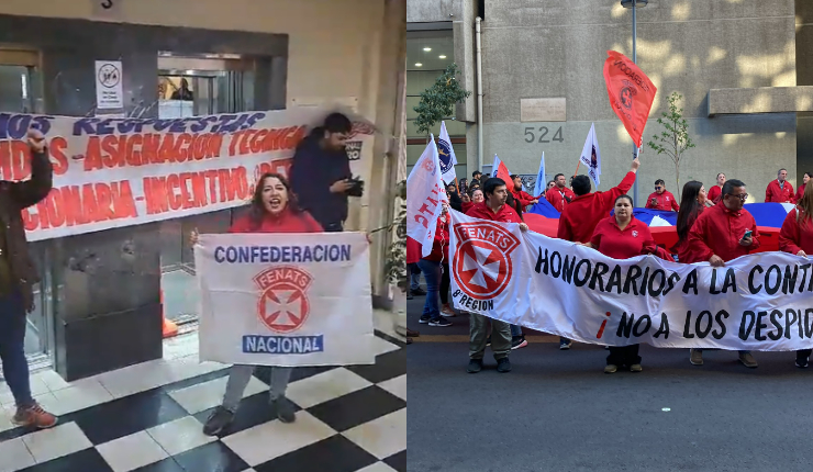 Fenats se tomó dependencias del Minsal por despedido masivo de funcionarios