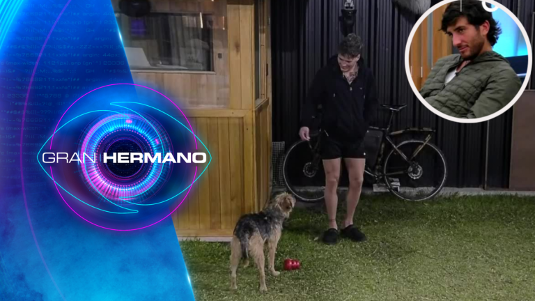 ¡Lo hizo bolsa! Bigote mordió el pedal de la bicicleta de Fede en Gran Hermano