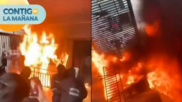 Incendio en el Instituto Nacional: Desmanes tras polémica medida para ingresar al colegio
