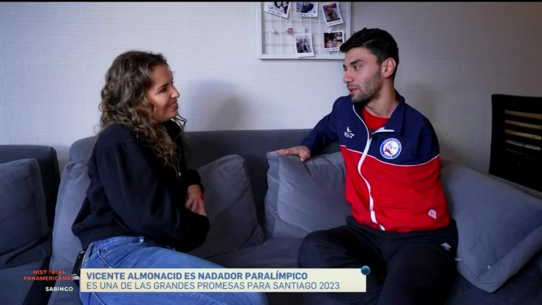 Historias Panamericanas: Javiera Naranjo visitó a Vicente Almonacid, campeón mundial de Para Natación