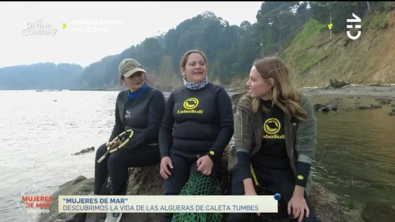 Mujeres De Mar: Emilia Daiber visitó la Caleta Tumbes para realizar el oficio de alguera