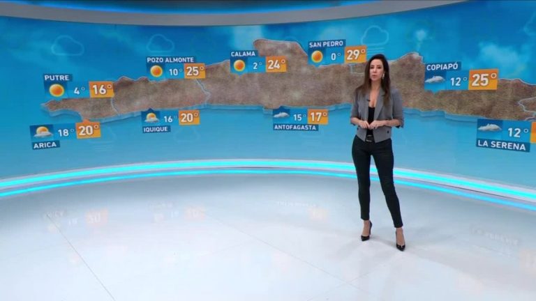 Vanessa Noé y el informe del tiempo para este lunes 11 de septiembre