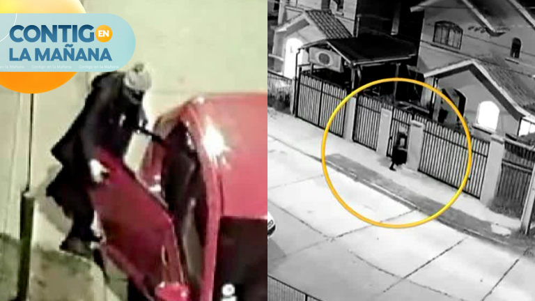 ¡Increíble! Revelan imágenes de sicario que se disfrazó de abuela en La Serena