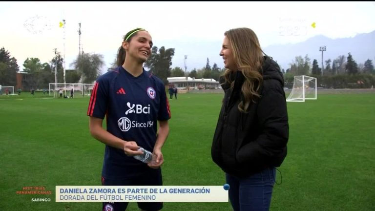 Historias Panamericanas: Javiera Naranjo visitó a Daniela Zamora, delantera de la selección chilena