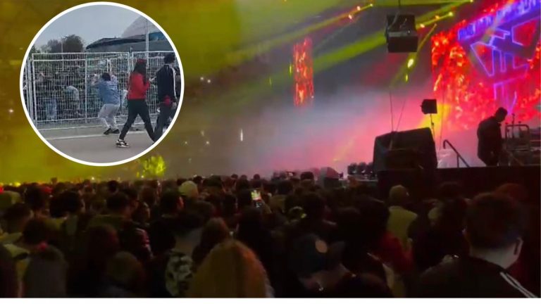 Aglomeraciones al ingreso marcan inicio del Súper Festival en Movistar Arena