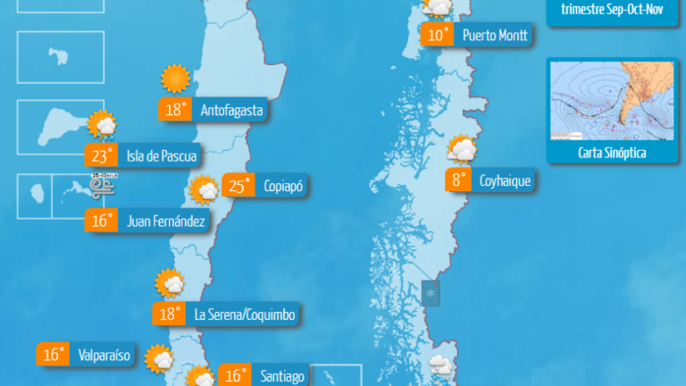 ¿Peligra el 18? Revisa cuándo podría llover en Santiago los próximos días