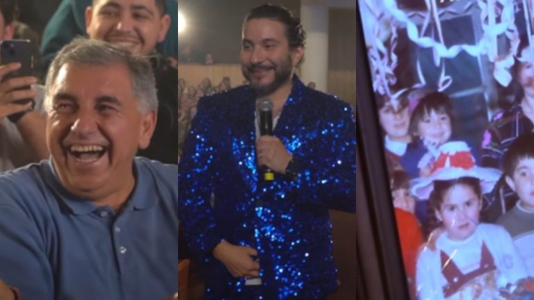 Felipe Avello se llevó dos sorpresas de su pasado en pleno show y desató carcajadas: 