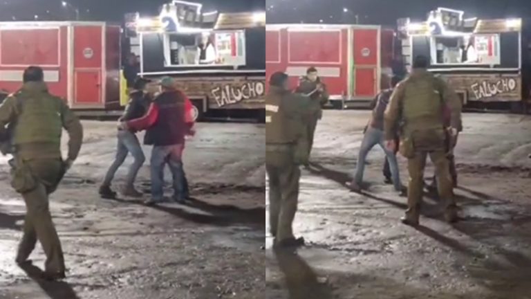 Registran violenta pelea en fonda de Curanipe: Carabineros fueron amenazados de muerte