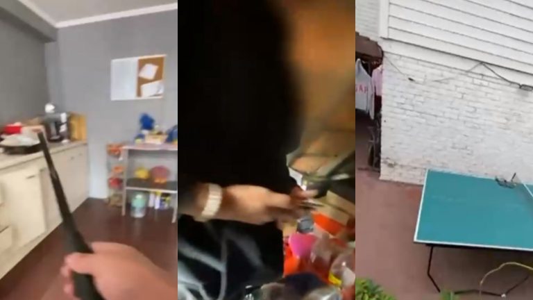 Adolescente se escondió en entretecho durante robo en su casa: Cámara corporal registró todo